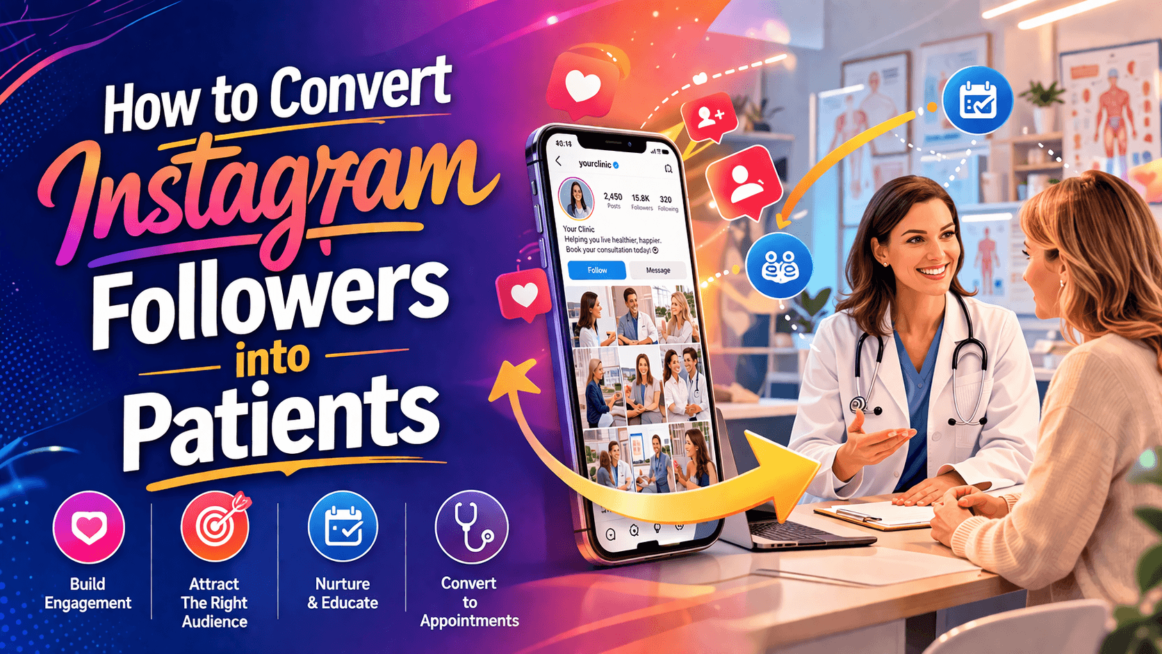 How to Convert Instagram Followers into Patients for Clinics